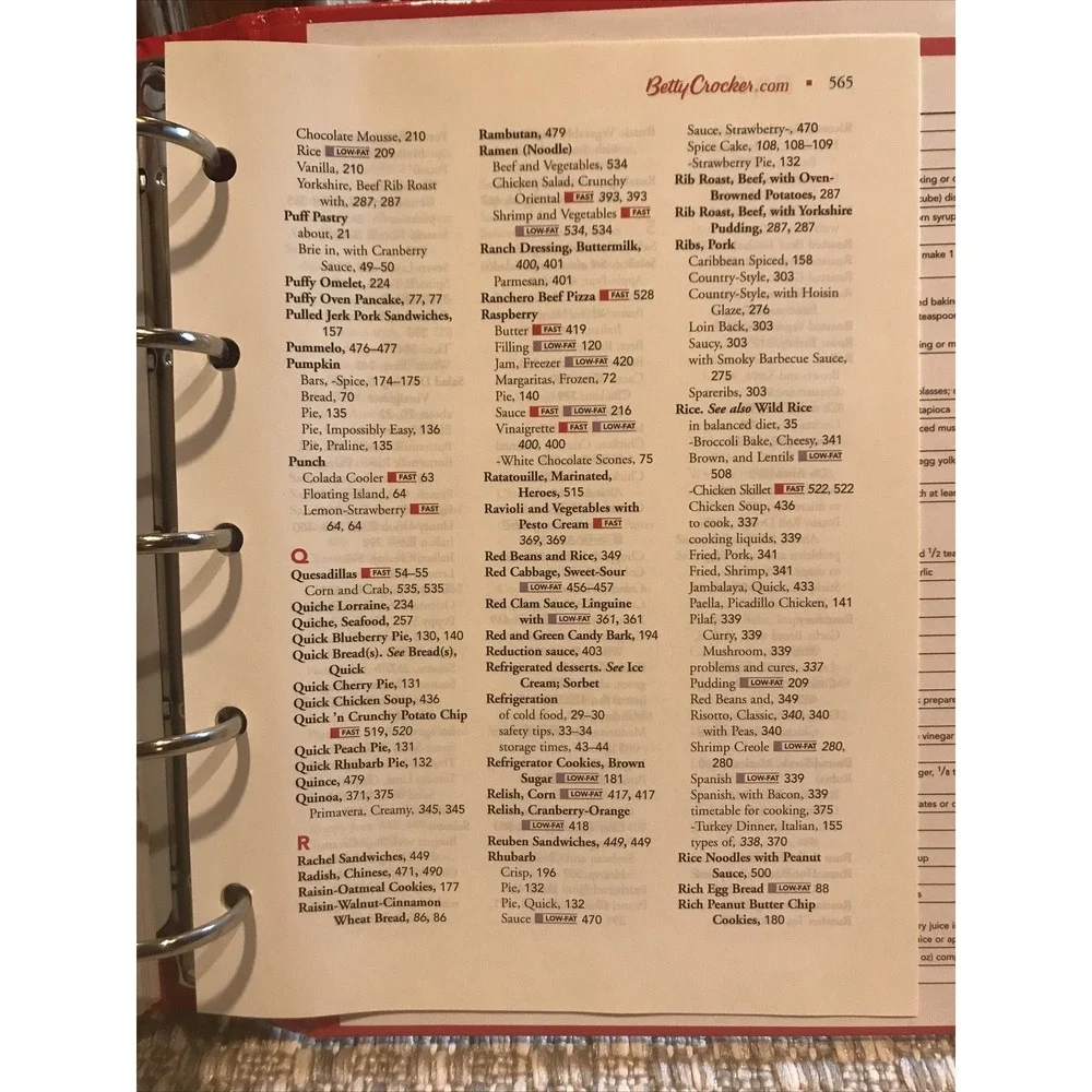 Betty Crocker Cookbook New‎ Edition Tenth Edition Cooking